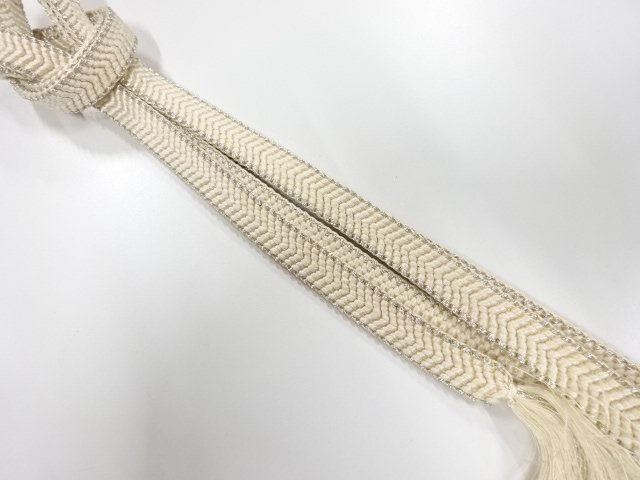 未使用品　正絹　手組帯締め